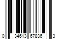 Barcode Image for UPC code 034613678363