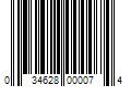 Barcode Image for UPC code 034628000074