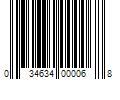 Barcode Image for UPC code 034634000068