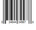 Barcode Image for UPC code 034644345678