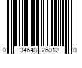 Barcode Image for UPC code 034648260120