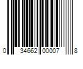 Barcode Image for UPC code 034662000078