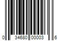 Barcode Image for UPC code 034680000036