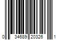 Barcode Image for UPC code 034689203261