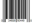 Barcode Image for UPC code 034689504498