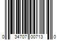 Barcode Image for UPC code 034707007130