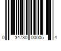 Barcode Image for UPC code 034730000054