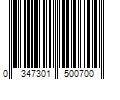 Barcode Image for UPC code 034730150070321