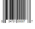 Barcode Image for UPC code 034731000077