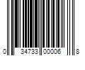 Barcode Image for UPC code 034733000068