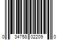 Barcode Image for UPC code 034758022090