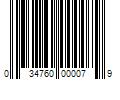 Barcode Image for UPC code 034760000079