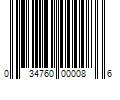 Barcode Image for UPC code 034760000086