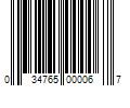 Barcode Image for UPC code 034765000067