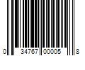 Barcode Image for UPC code 034767000058