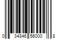 Barcode Image for UPC code 034846560008