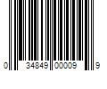 Barcode Image for UPC code 034849000099