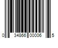 Barcode Image for UPC code 034866000065