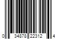 Barcode Image for UPC code 034878223124