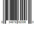 Barcode Image for UPC code 034878620060