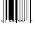 Barcode Image for UPC code 034879000052