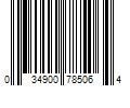 Barcode Image for UPC code 034900785064