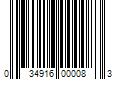 Barcode Image for UPC code 034916000083