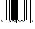 Barcode Image for UPC code 034966000095