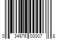 Barcode Image for UPC code 034976000078