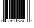 Barcode Image for UPC code 034977000084