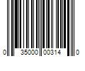 Barcode Image for UPC code 035000003140