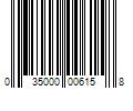 Barcode Image for UPC code 035000006158