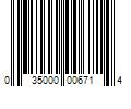 Barcode Image for UPC code 035000006714