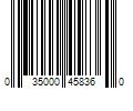 Barcode Image for UPC code 035000458360