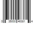 Barcode Image for UPC code 035000463814