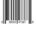 Barcode Image for UPC code 035000473875