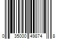 Barcode Image for UPC code 035000498748