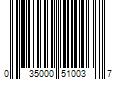 Barcode Image for UPC code 035000510037