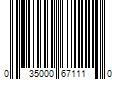 Barcode Image for UPC code 035000671110