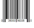 Barcode Image for UPC code 035000983350