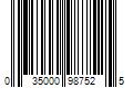 Barcode Image for UPC code 035000987525