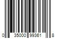 Barcode Image for UPC code 035000993618