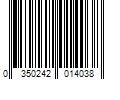 Barcode Image for UPC code 0350242014038