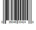 Barcode Image for UPC code 035046004248