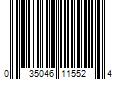 Barcode Image for UPC code 035046115524