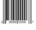 Barcode Image for UPC code 035069000067