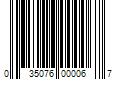 Barcode Image for UPC code 035076000067