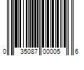 Barcode Image for UPC code 035087000056