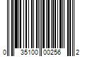 Barcode Image for UPC code 035100002562