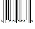 Barcode Image for UPC code 035100003385